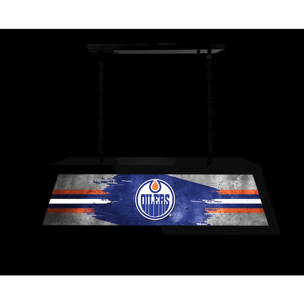 Edmonton Oilers Long Box Billiard Light. Picture 4