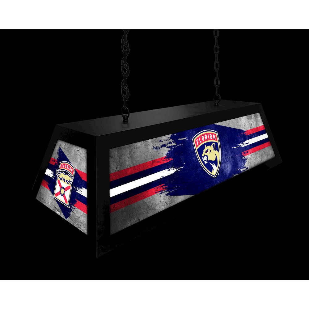 Florida Panthers Long Box Billiard Light. Picture 5