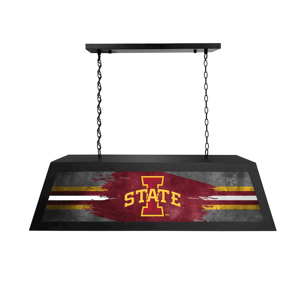 Iowa State University Long Box Billiard Light. Picture 1