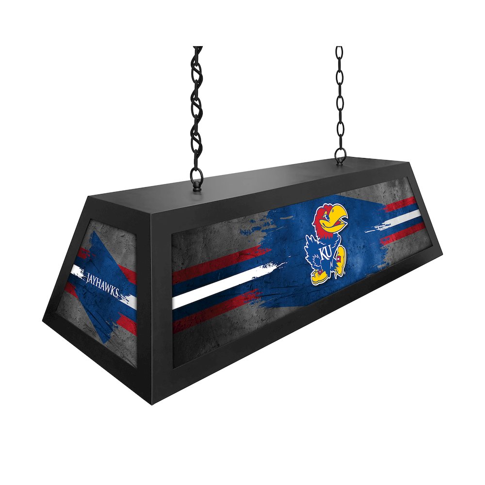 University of Kansas Long Box Billiard Light. Picture 2