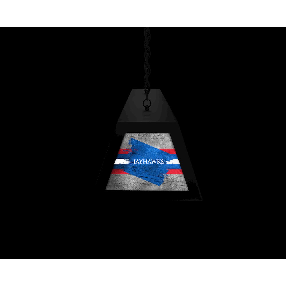 University of Kansas Long Box Billiard Light. Picture 6