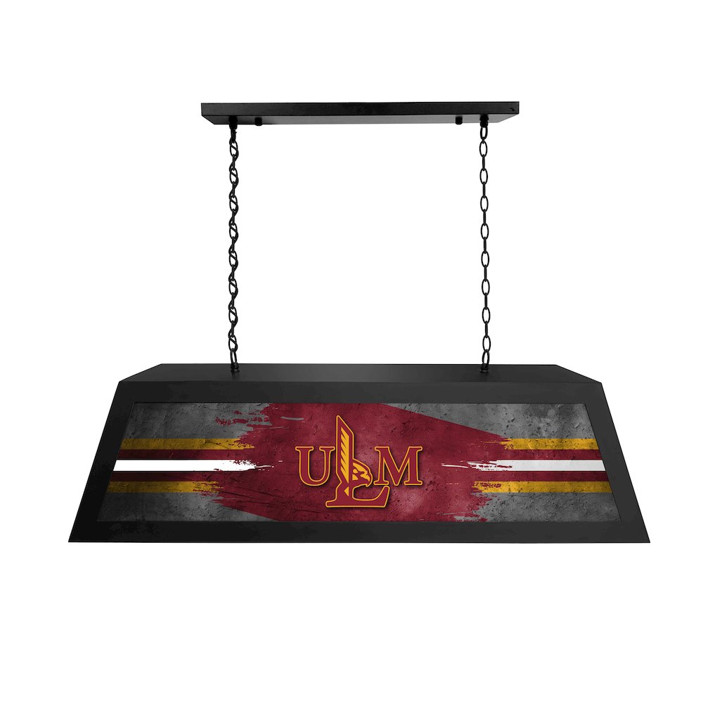 University of Louisiana at Monroe Long Box Billiard Light. Picture 1