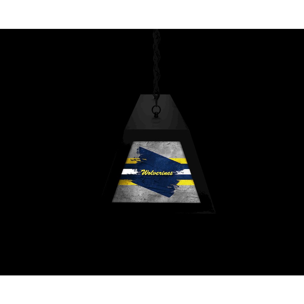 University of Michigan Long Box Billiard Light. Picture 6