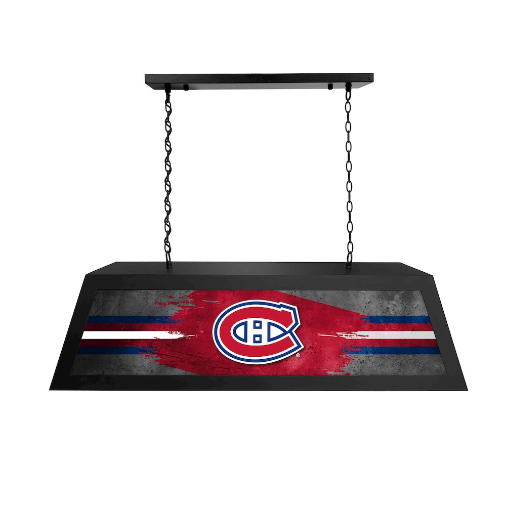 Montreal Canadiens Long Box Billiard Light. Picture 1