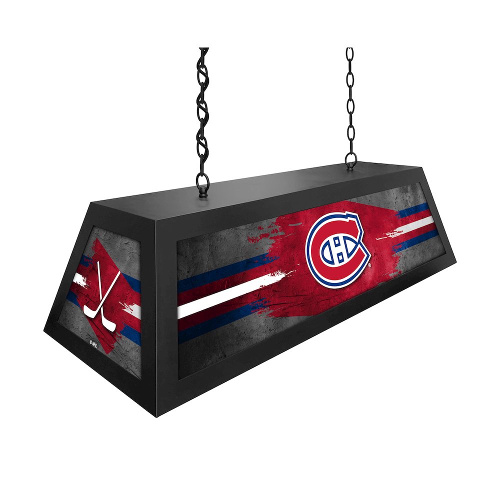 Montreal Canadiens Long Box Billiard Light. Picture 2