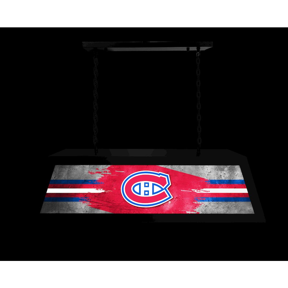 Montreal Canadiens Long Box Billiard Light. Picture 4