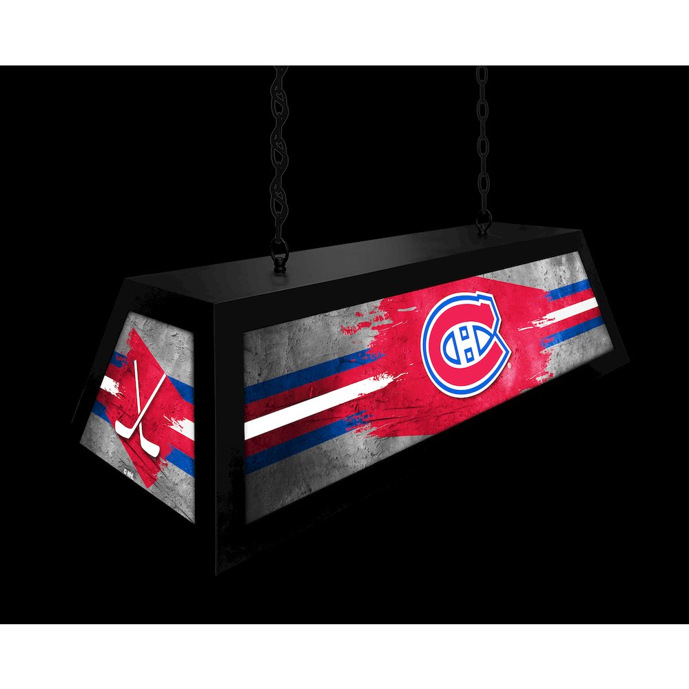 Montreal Canadiens Long Box Billiard Light. Picture 5