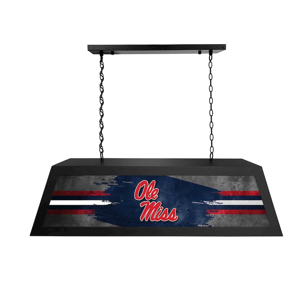 University of Mississippi Long Box Billiard Light. Picture 1
