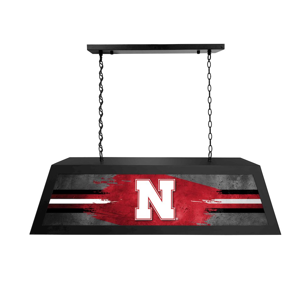 University of Nebraska Long Box Billiard Light. Picture 1