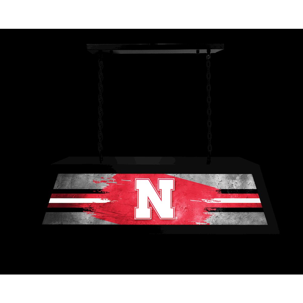 University of Nebraska Long Box Billiard Light. Picture 4