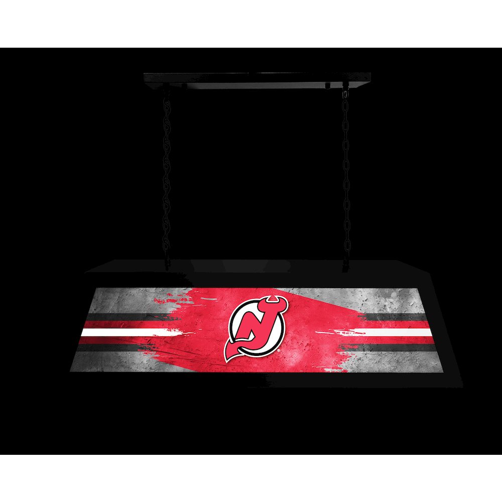 New Jersey Devils Long Box Billiard Light. Picture 4