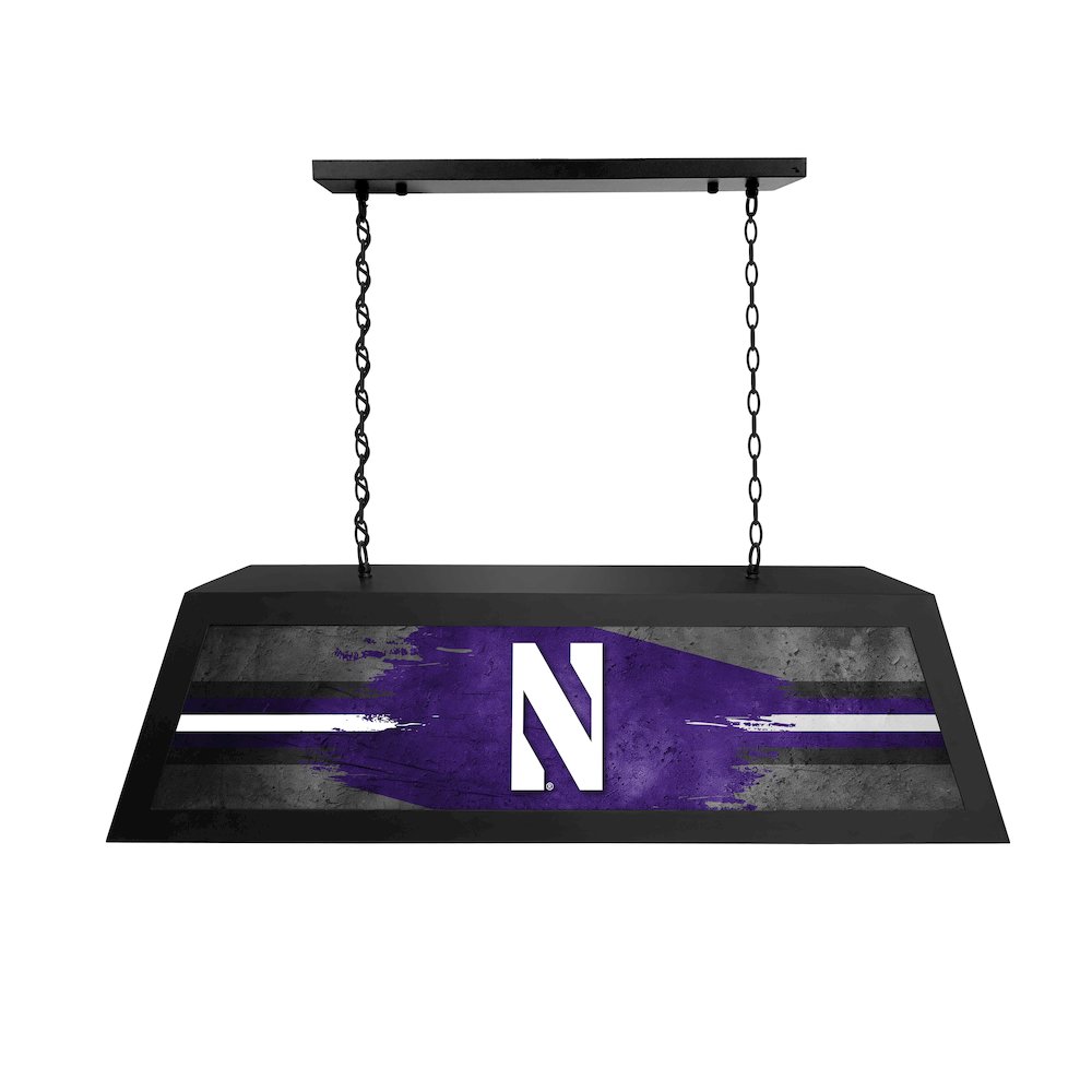 Northwestern University Long Box Billiard Light. Picture 1