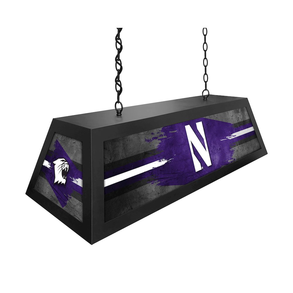 Northwestern University Long Box Billiard Light. Picture 2