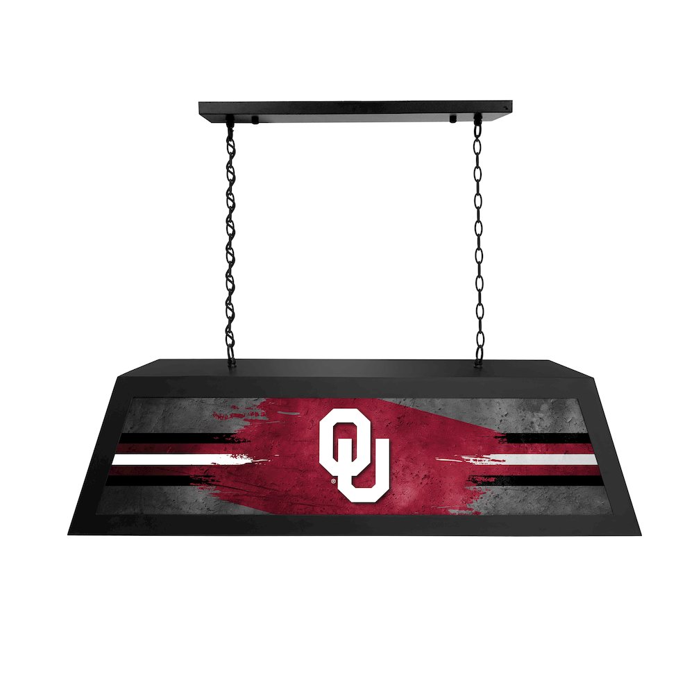 Oklahoma University Long Box Billiard Light. Picture 1