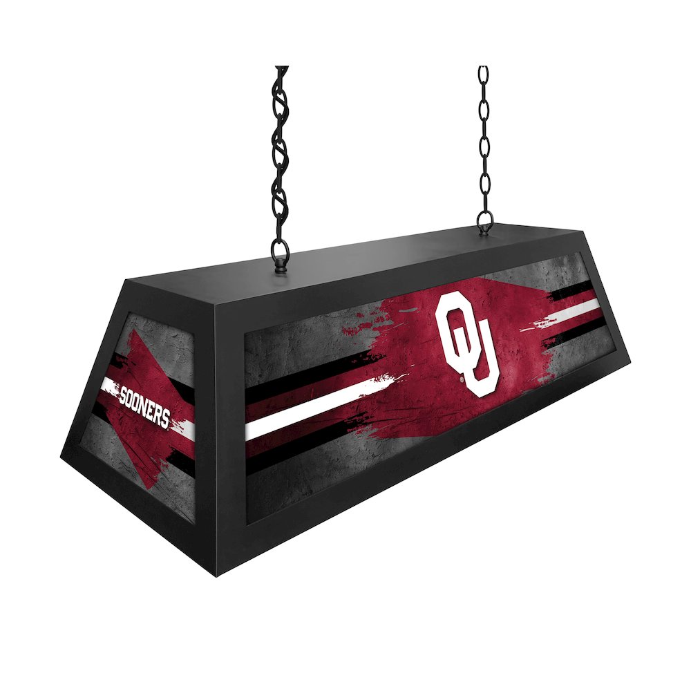Oklahoma University Long Box Billiard Light. Picture 2