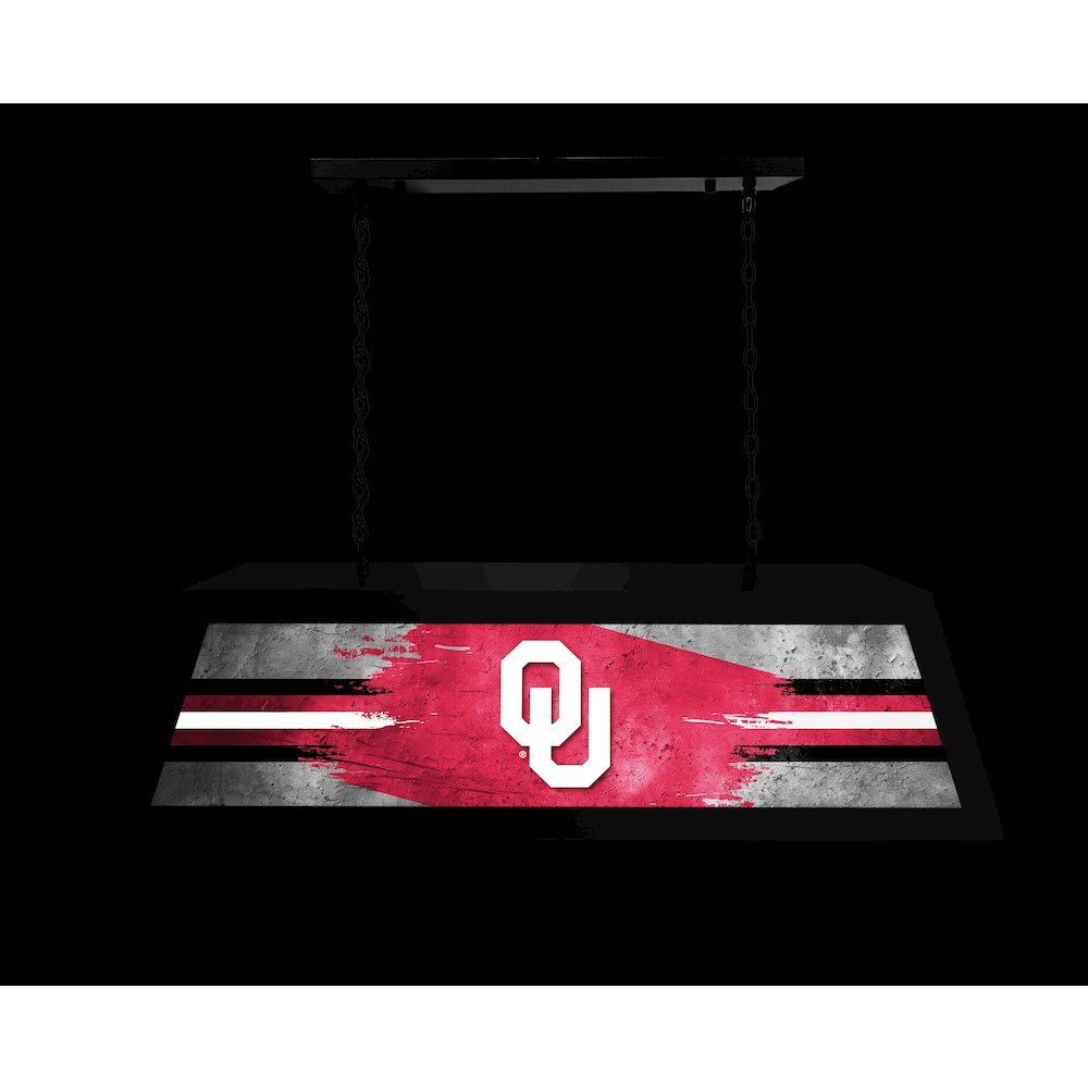 Oklahoma University Long Box Billiard Light. Picture 4