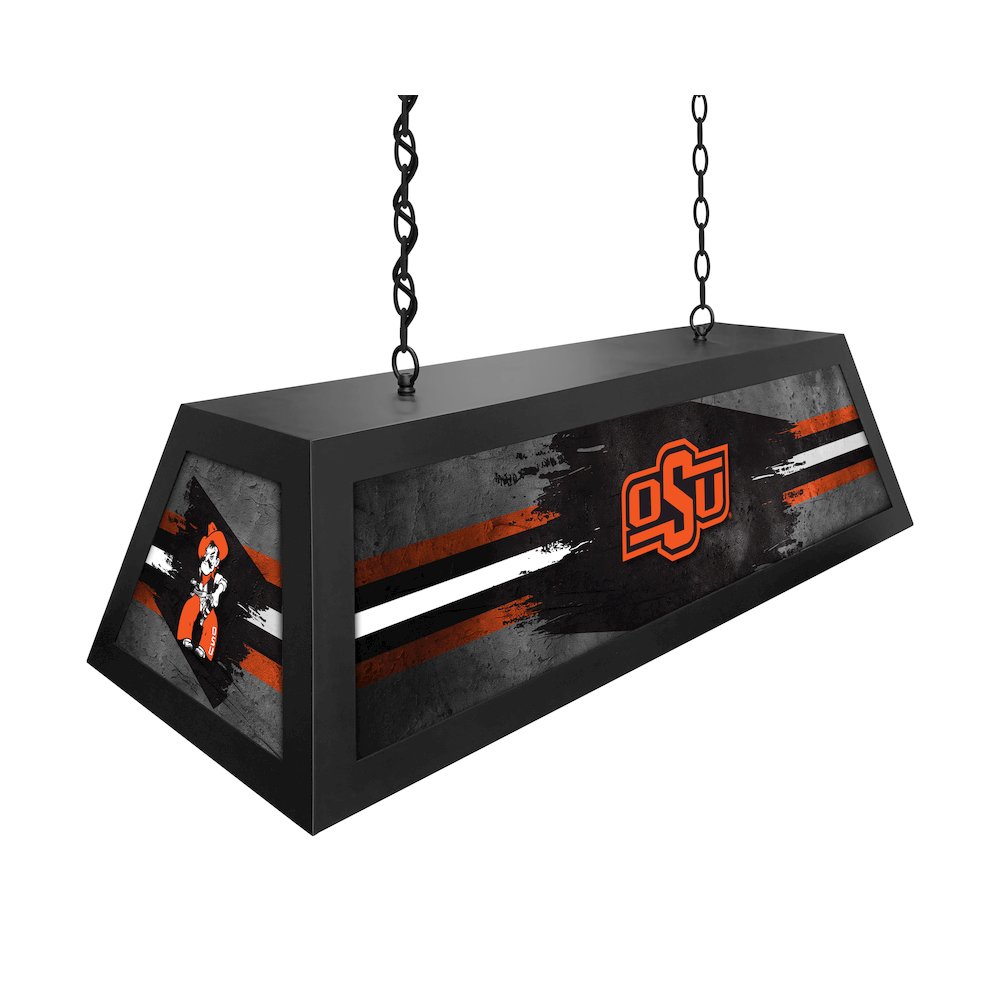 Oklahoma State University Long Box Billiard Light. Picture 2
