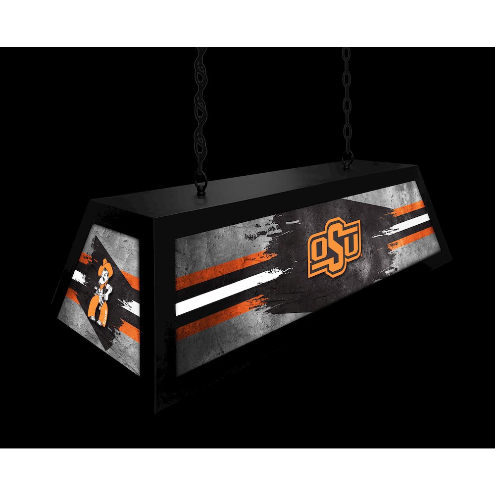 Oklahoma State University Long Box Billiard Light. Picture 5