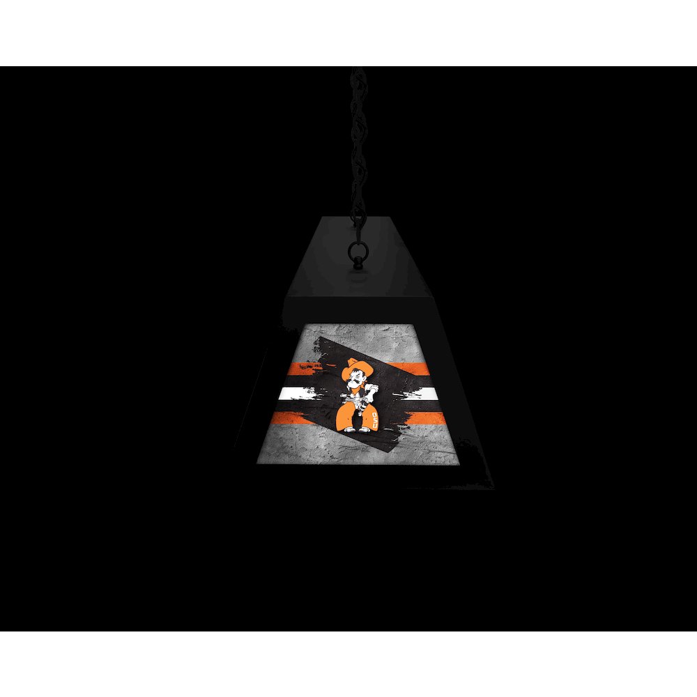 Oklahoma State University Long Box Billiard Light. Picture 6