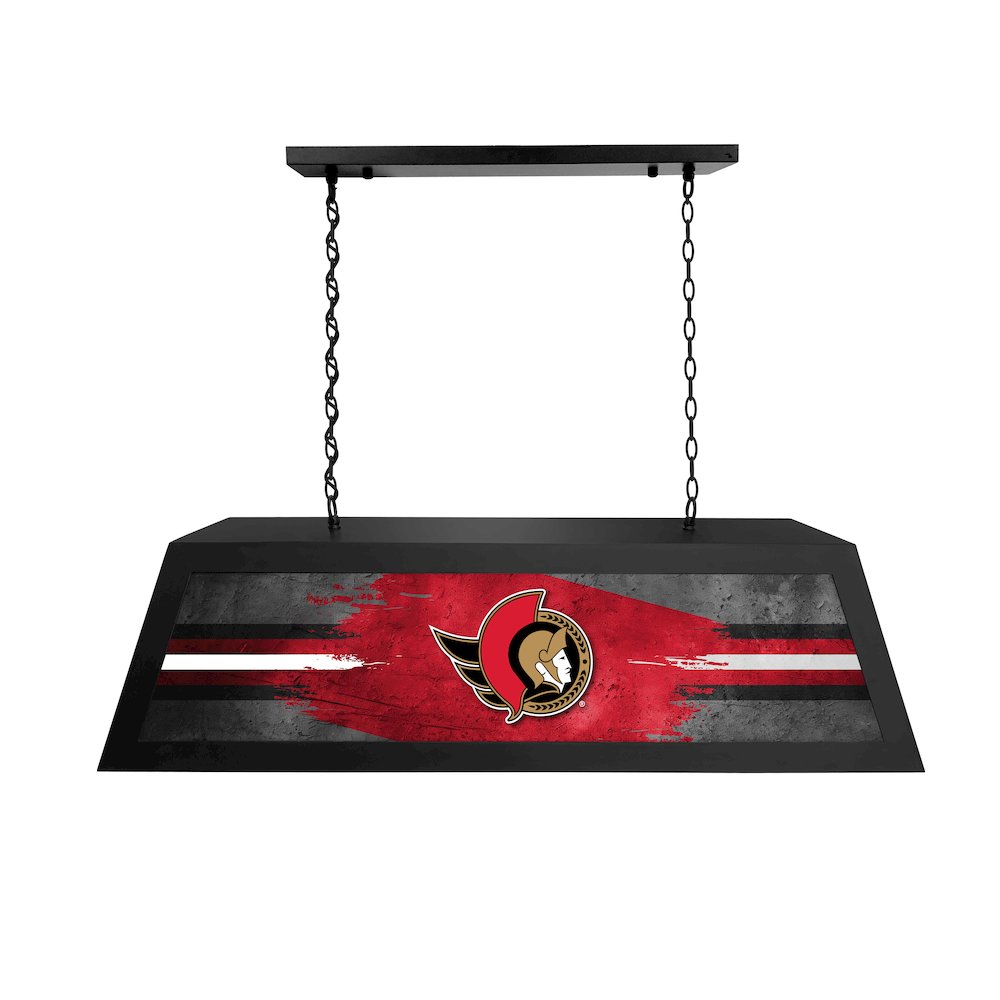 Ottawa Senators Long Box Billiard Light. Picture 1