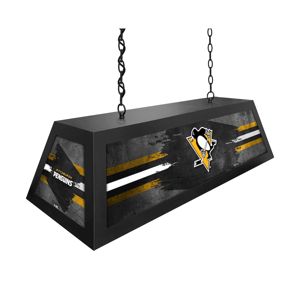Pittsburgh Penguins Long Box Billiard Light. Picture 2