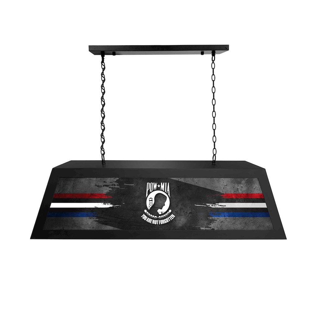 POW/MIA Long Box Billiard Light. Picture 1