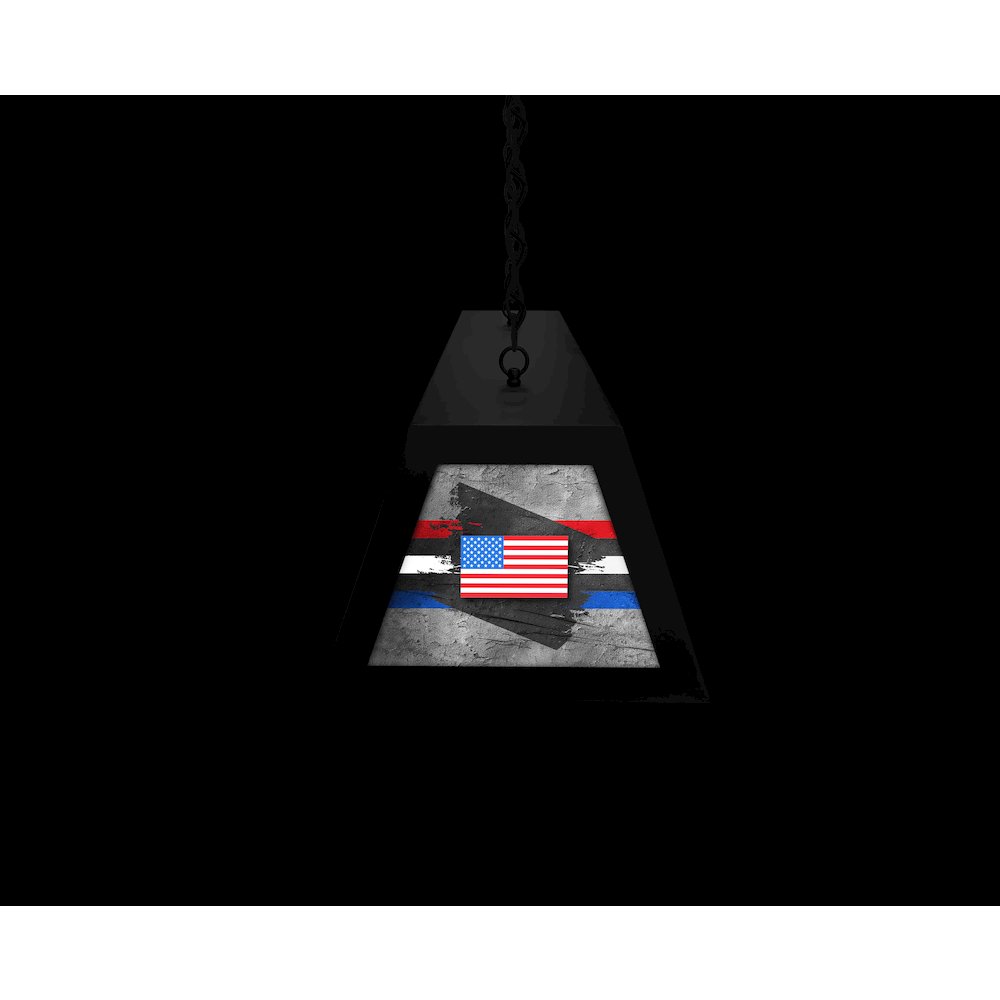 POW/MIA Long Box Billiard Light. Picture 6