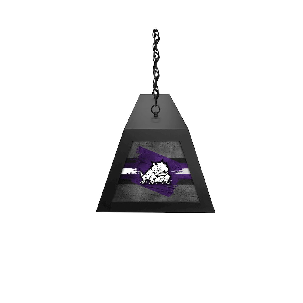 Texas Christian University Long Box Billiard Light. Picture 3