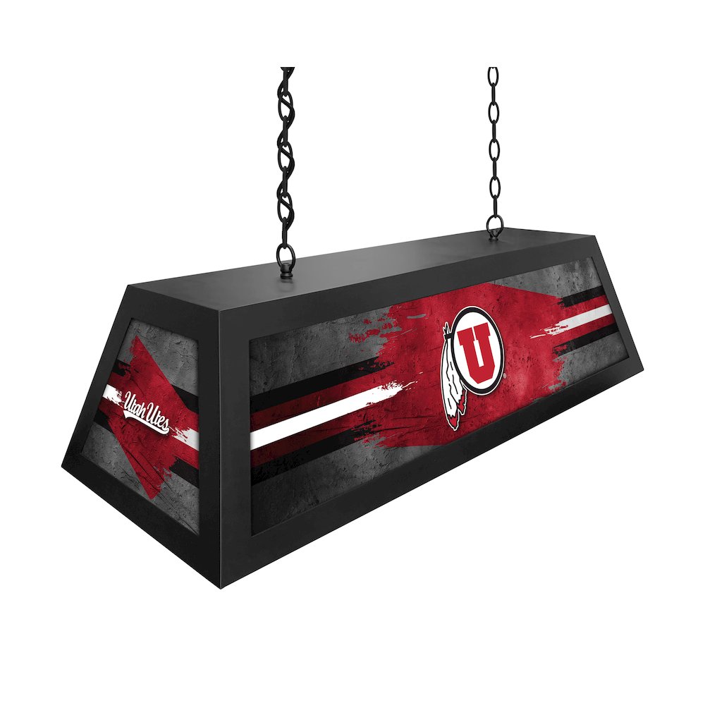 University of Utah Long Box Billiard Light. Picture 2