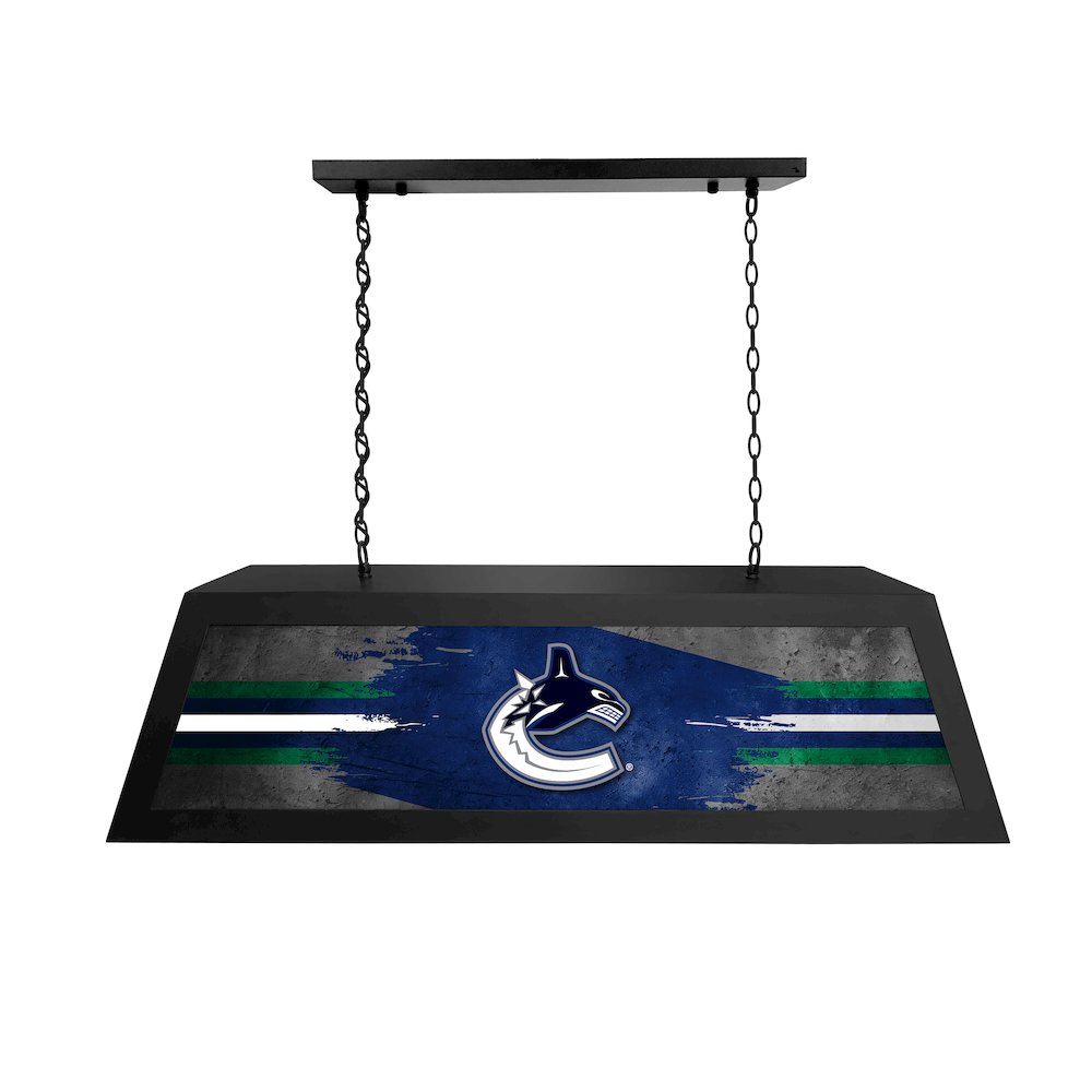 Vancouver Canucks Long Box Billiard Light. Picture 1