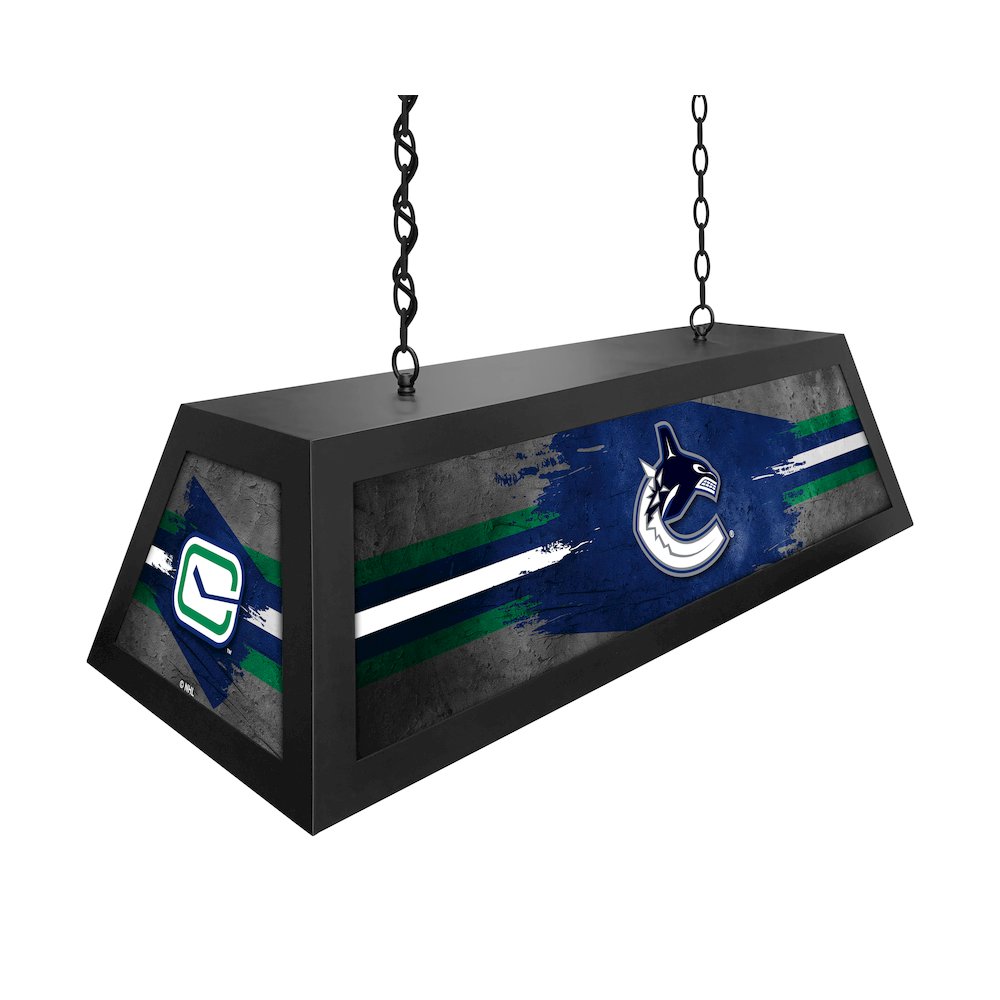 Vancouver Canucks Long Box Billiard Light. Picture 2