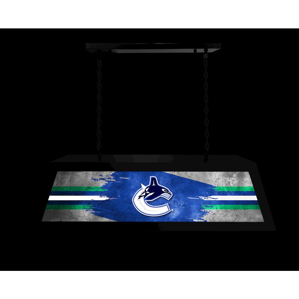 Vancouver Canucks Long Box Billiard Light. Picture 4