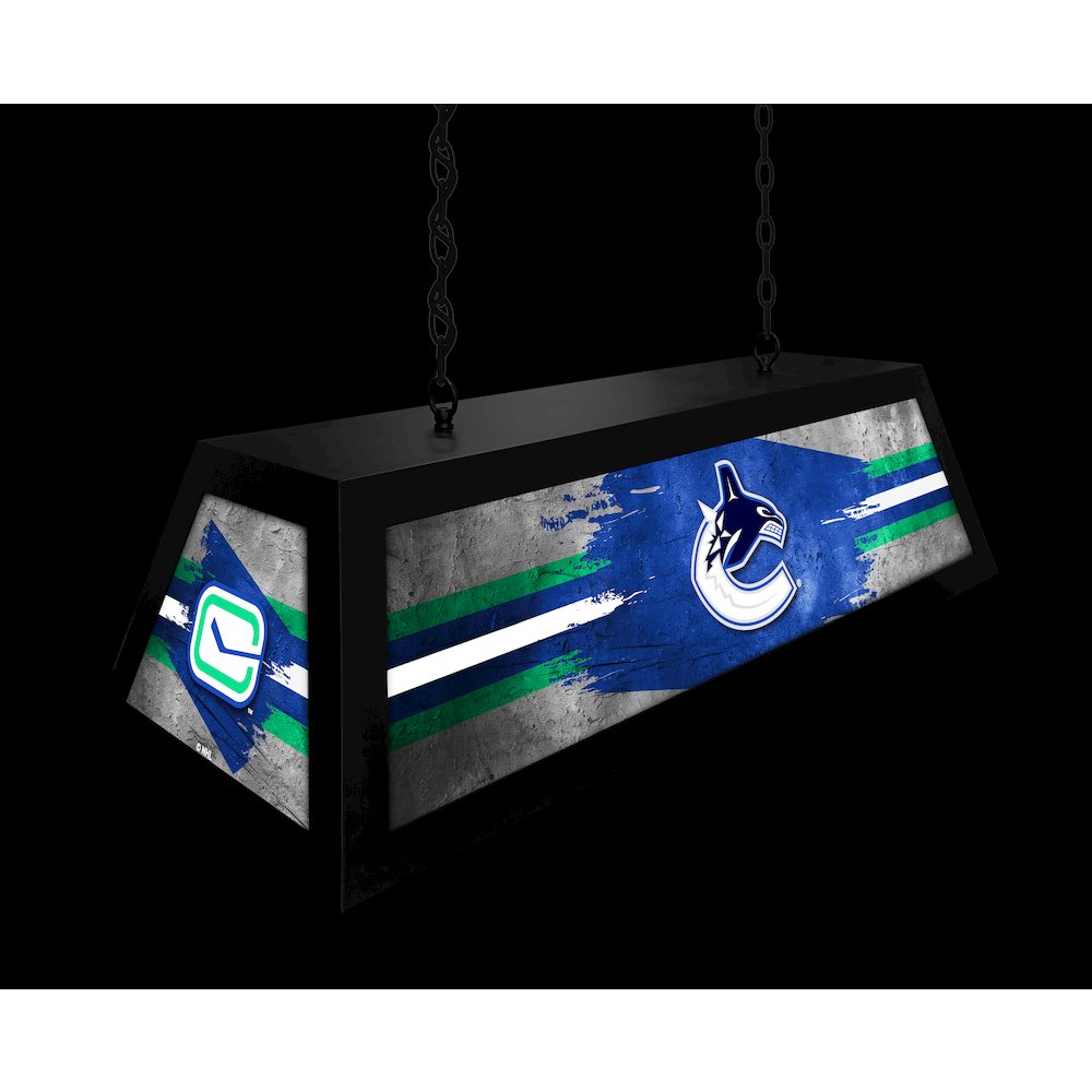 Vancouver Canucks Long Box Billiard Light. Picture 5