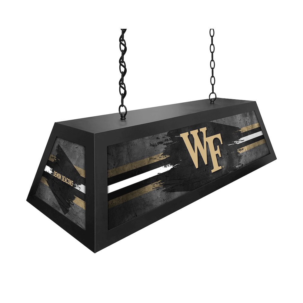 Wake Forest University Long Box Billiard Light. Picture 2