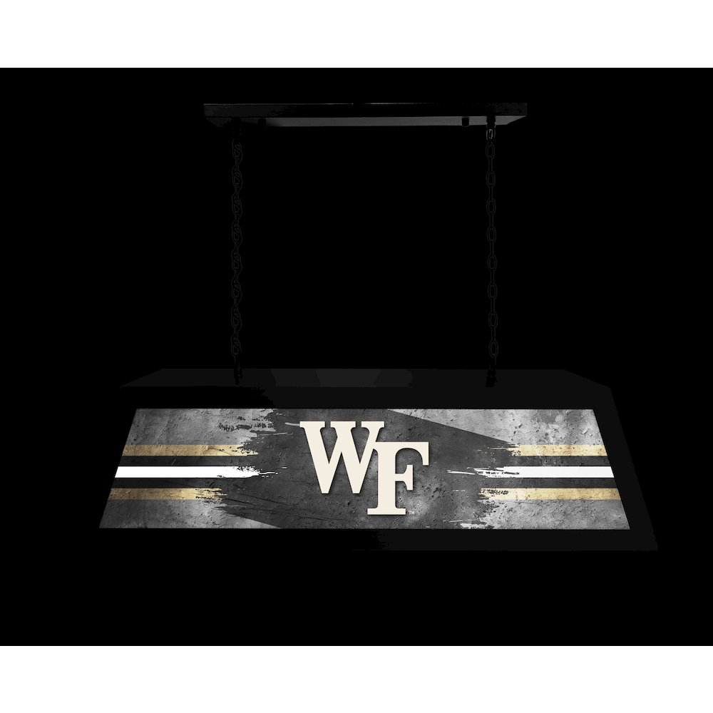 Wake Forest University Long Box Billiard Light. Picture 4