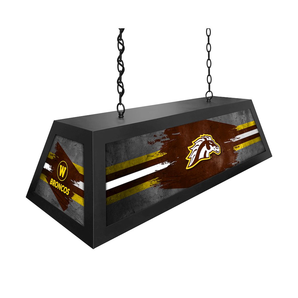 Western Michigan University Long Box Billiard Light. Picture 2