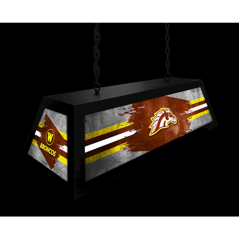 Western Michigan University Long Box Billiard Light. Picture 5