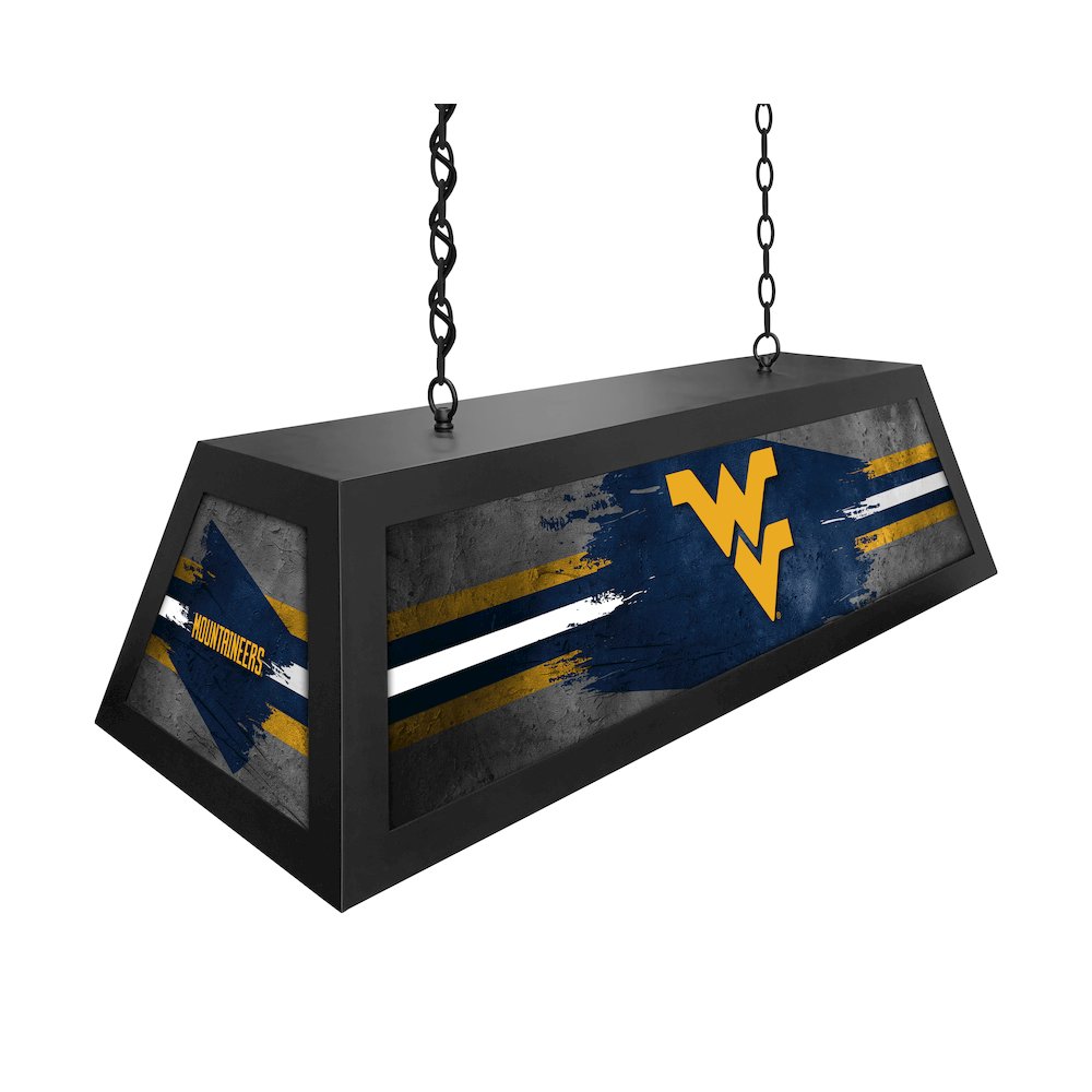 West Virginia University Long Box Billiard Light. Picture 2