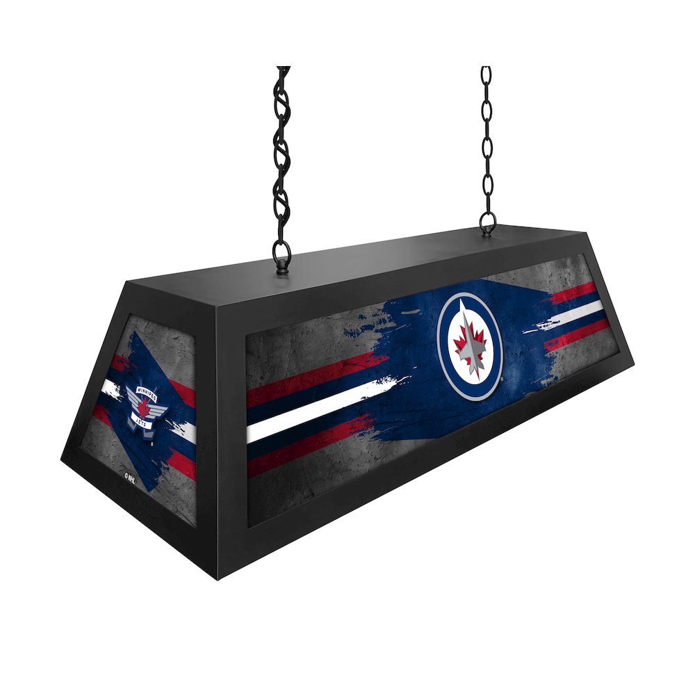 Winnipeg Jets Long Box Billiard Light. Picture 2
