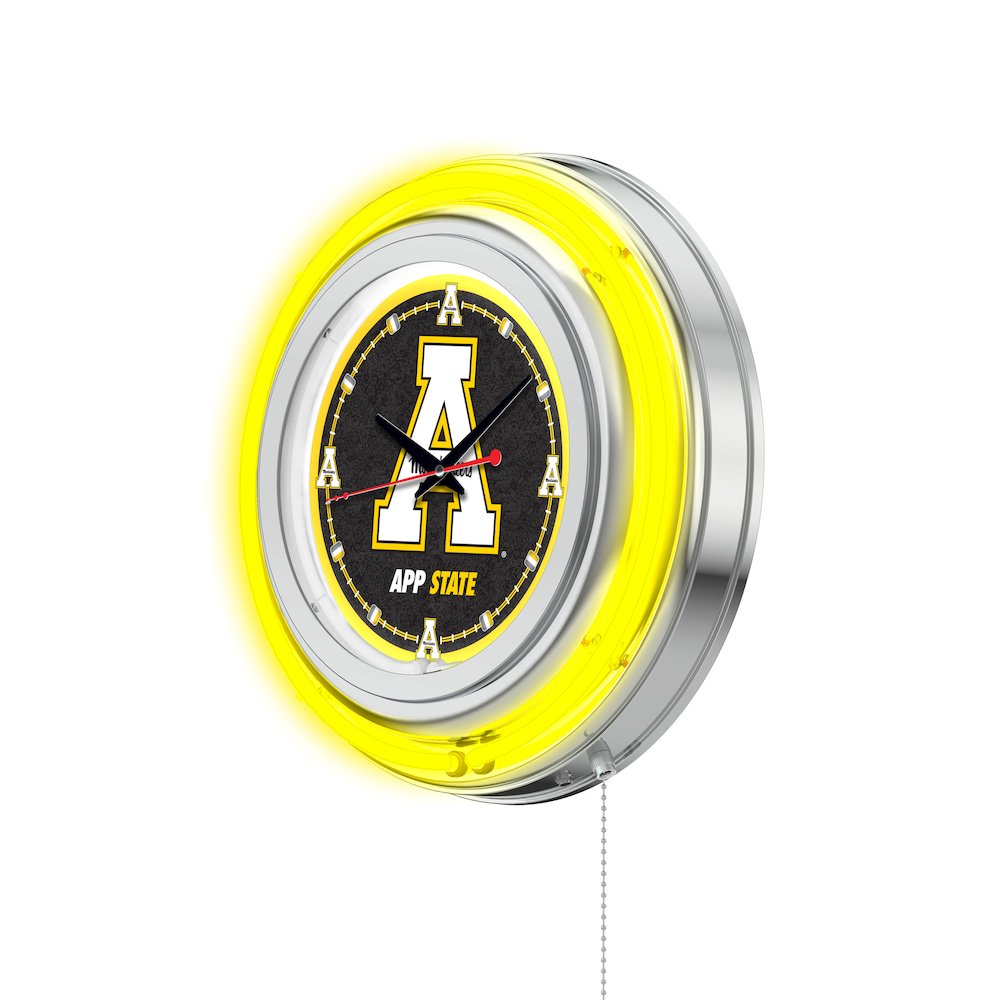 Appalachian State Neon Clock. Picture 2