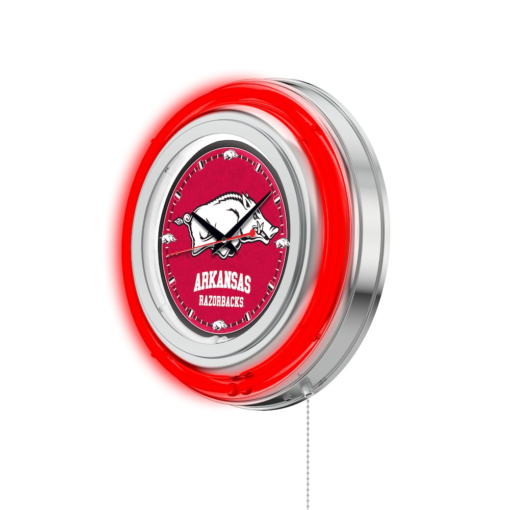Arkansas Neon Clock. Picture 2