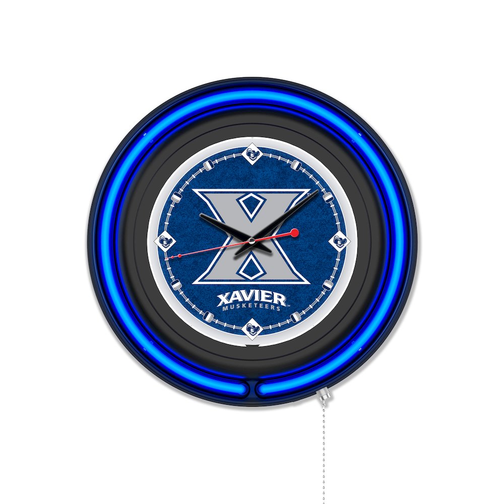 Xavier 15" Double Neon Wall Clock. Picture 1