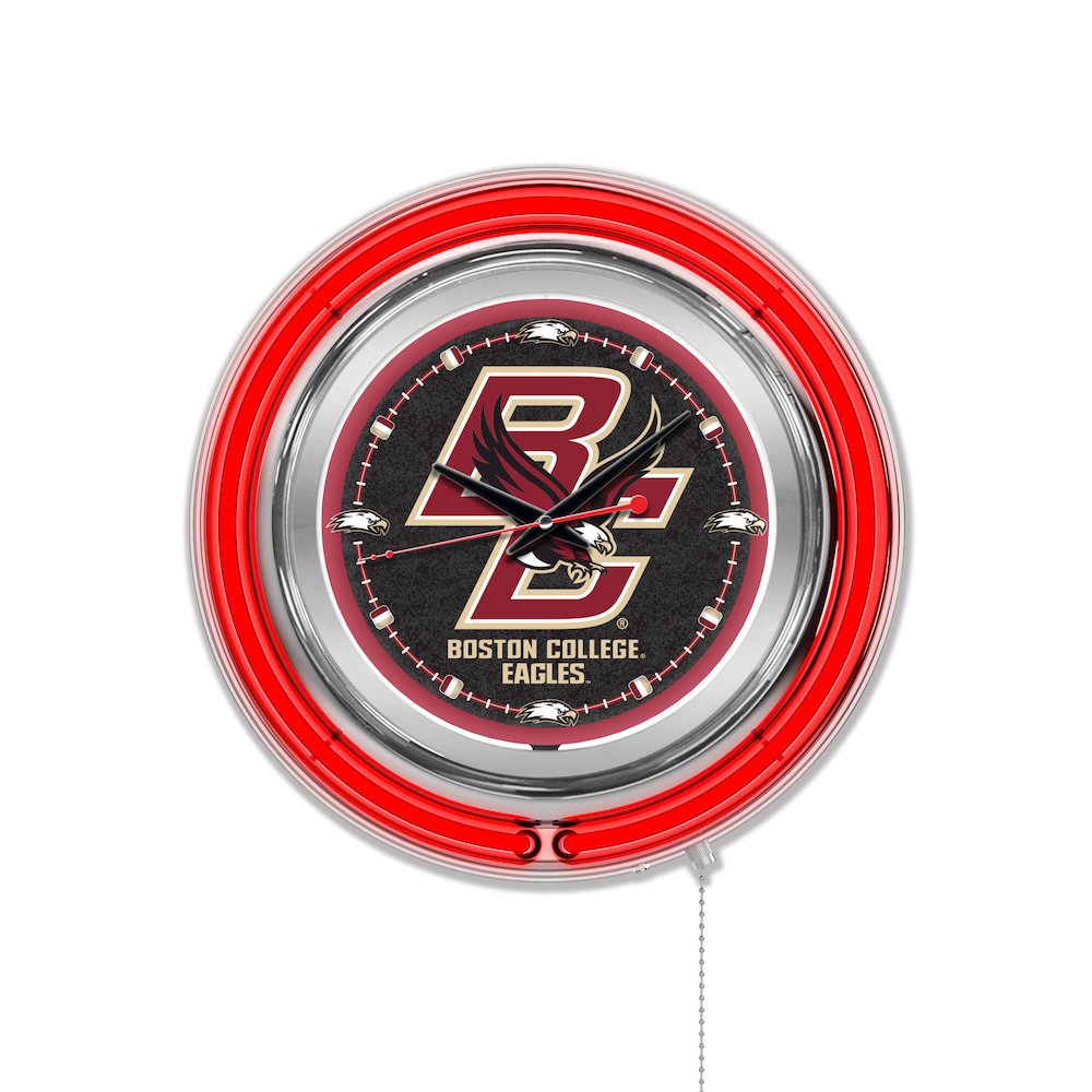 Boston College Neon Clock. Picture 1