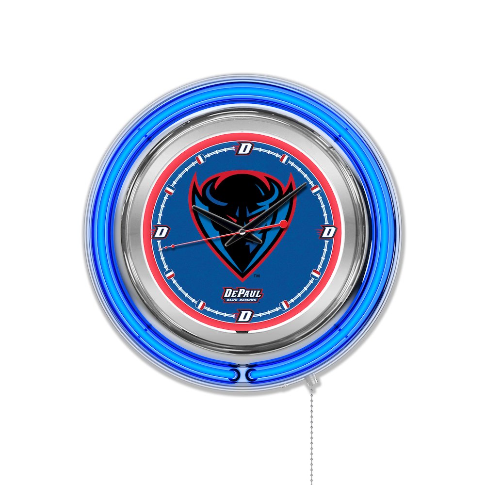 DePaul Neon Clock. Picture 1