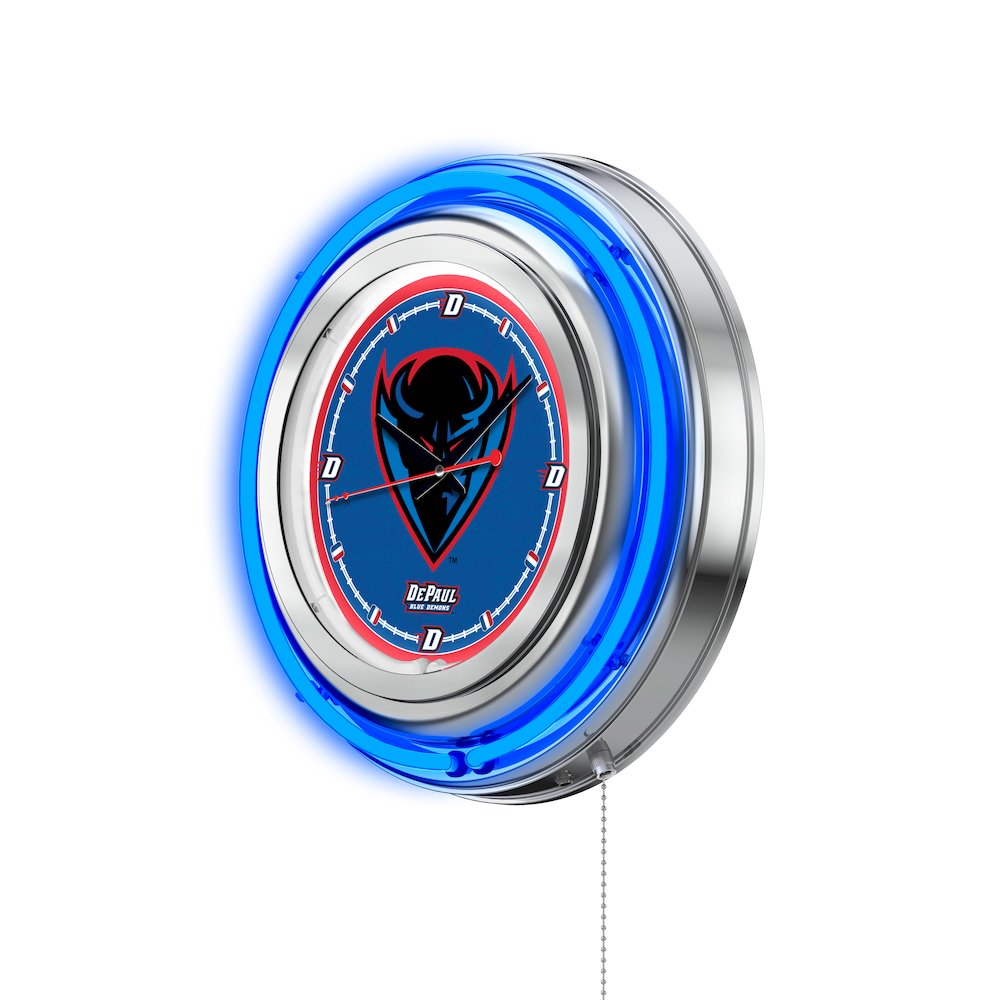 DePaul Neon Clock. Picture 2