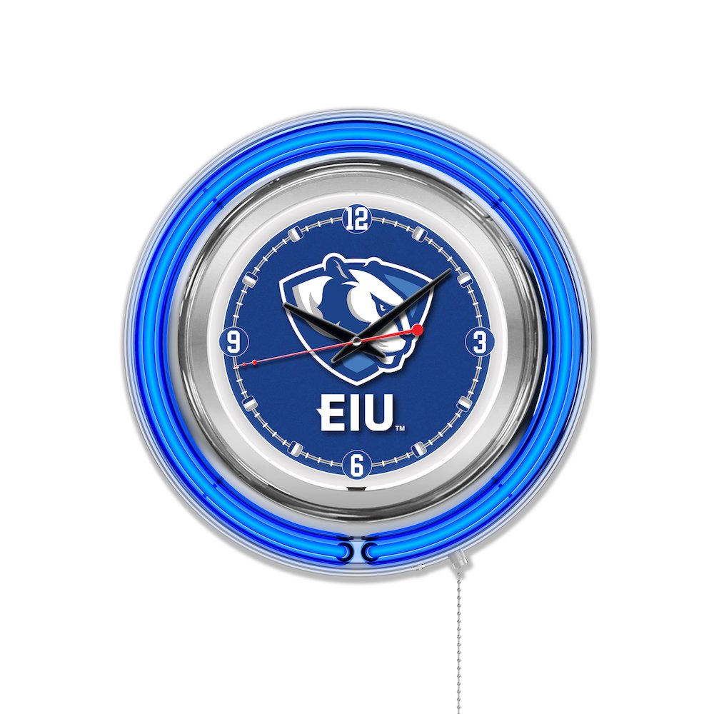 Eastern Illinois Neon Clock. Picture 1