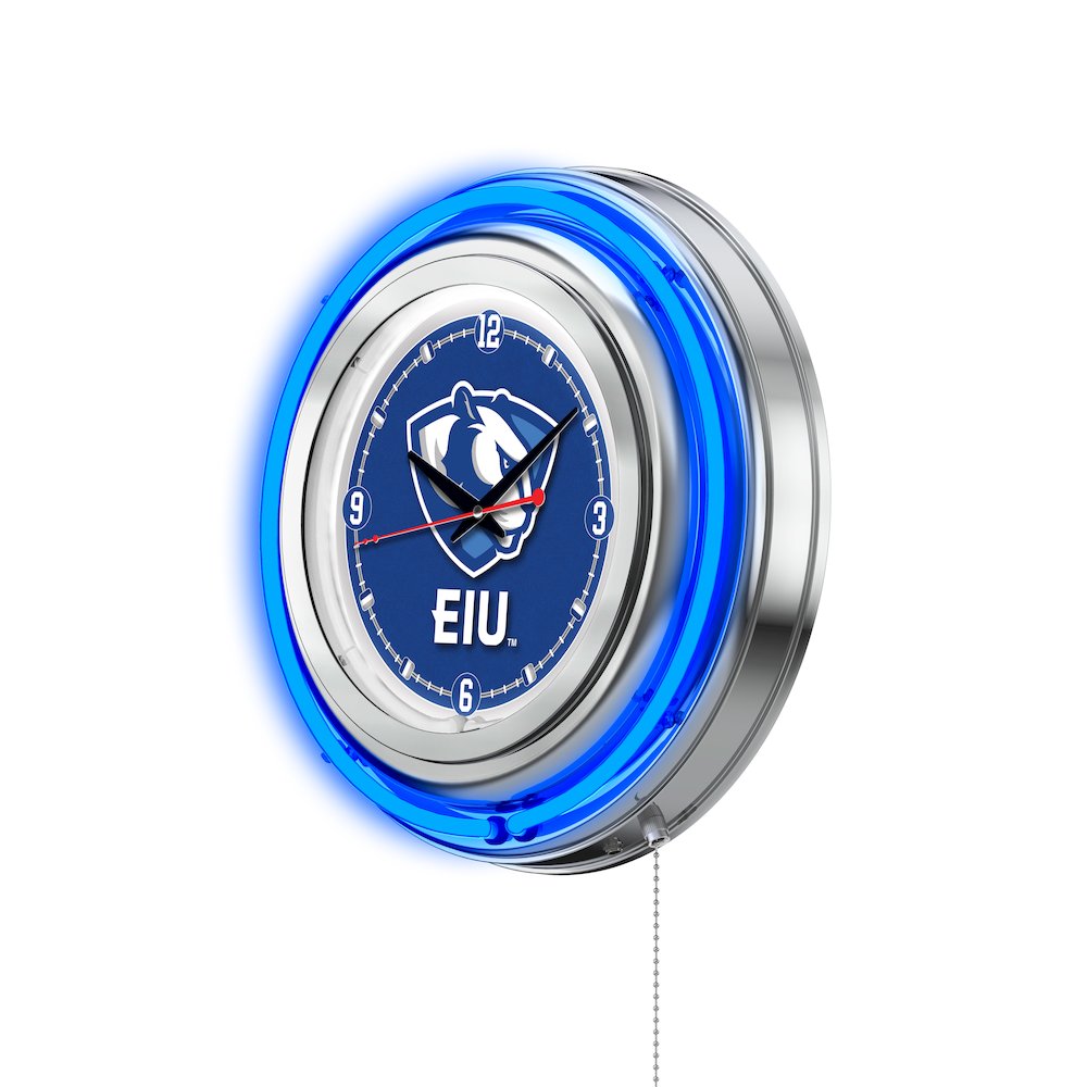 Eastern Illinois Neon Clock. Picture 2