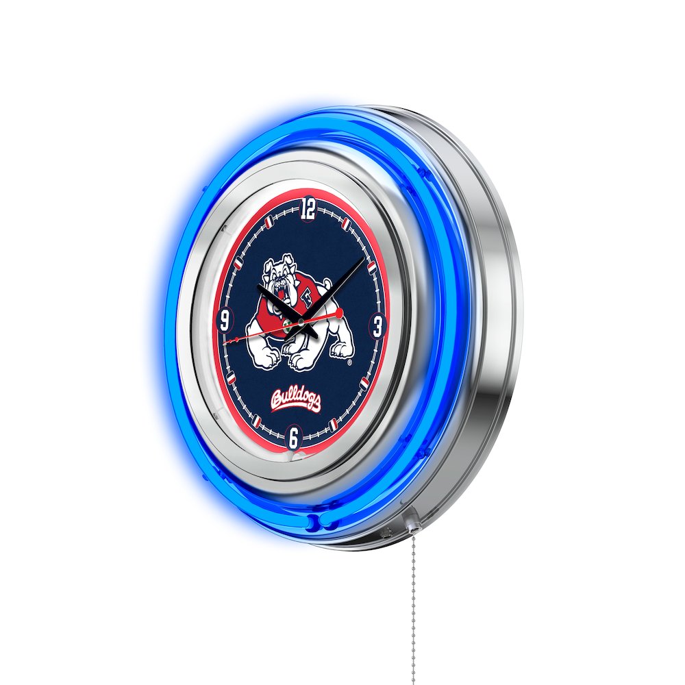 Fresno State Neon Clock. Picture 2