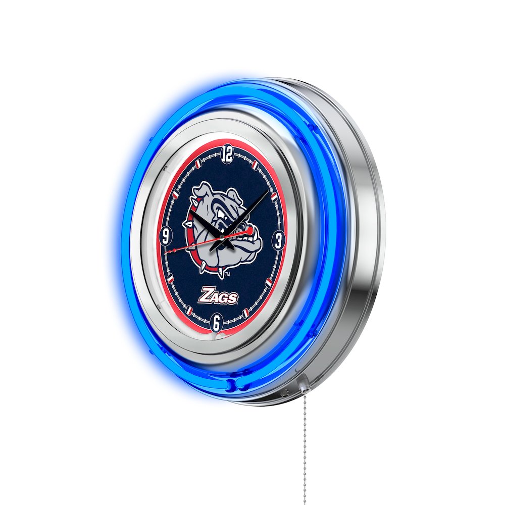 Gonzaga Neon Clock. Picture 2