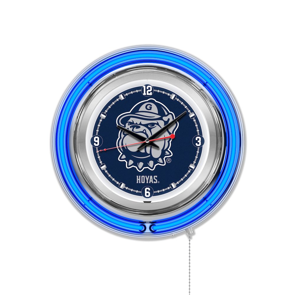 Georgetown Neon Clock. Picture 1